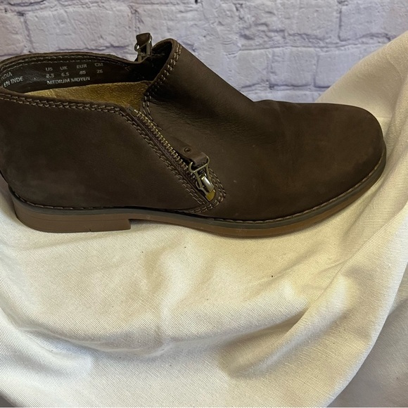 Hush Puppies Women's Mazin Cayto Ankle Boot Dark Brown Nubuck 8.5M - Picture 11 of 15